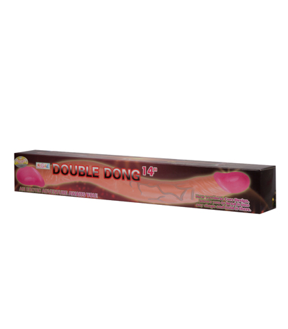 Dvostrani dildo - pink